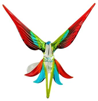 Orchideenstab - Kolibri (normale Ausführung / grün-hellblau-rot)